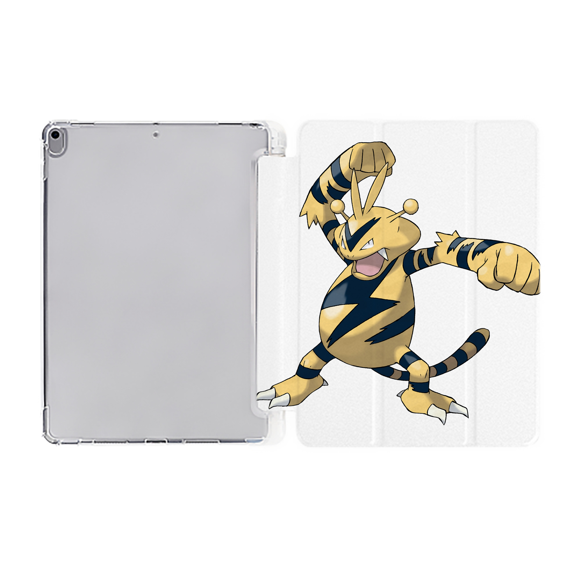 （画像用） ポケットモンスター Pokémon IPad ケース ペン収納付き 三つ折りスタンド PUレザー×シリコン 対応機種9.5/10.5/10.9インチ